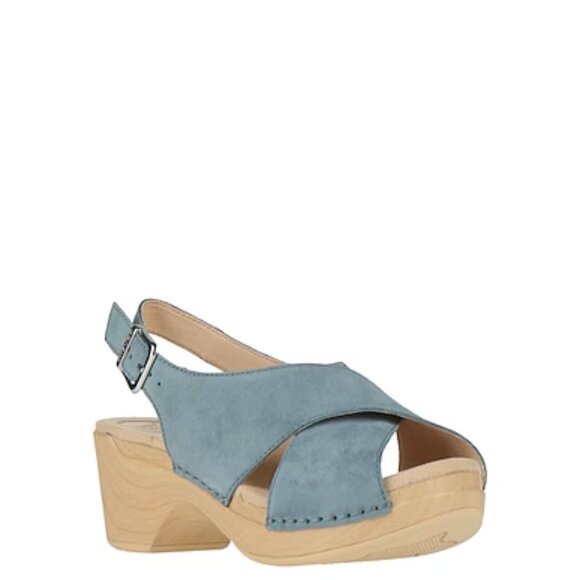 NEW DANSKO Suede Sloane Comfort Sandals in denim for women 1225 4t2 - Picture 9 of 10